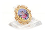 Broche Broche Napoléon III en or jaune 18 carats, émail et perles 58 Facettes B750