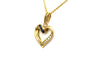 Pendentif Pendentif contemporain en or jaune 18 carats serti de saphirs et diamants 58 Facettes 22985