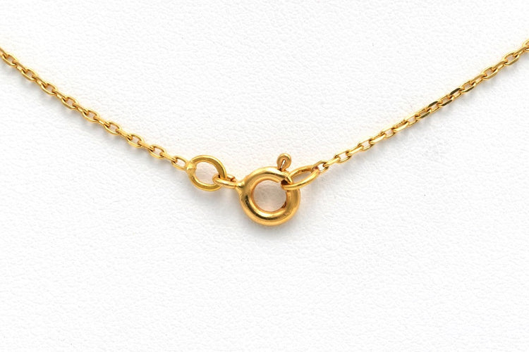 Collier Art nouveau - Collier en or jaune 18 carats et perles 58 Facettes B291