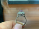 Bague 52 Bague Fleur en or blanc rubis diamant 58 Facettes BA 47