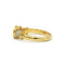 Bague 53 Solitaire accompagné - Bague en or jaune et diamants 58 Facettes 260067R