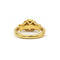 Bague 53 Solitaire accompagné - Bague en or jaune et diamants 58 Facettes 260067R