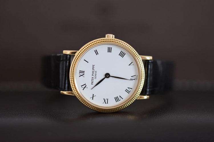 Montre Patek Philippe Calatrava - Montre « Clous de Paris » en or jaune 18 ct 58 Facettes PP-400