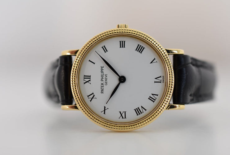 Montre Patek Philippe Calatrava - Montre « Clous de Paris » en or jaune 18 ct 58 Facettes PP-400