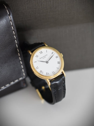 Montre Patek Philippe Calatrava - Montre « Clous de Paris » en or jaune 18 ct 58 Facettes PP-400