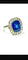 Bague 48 Bague ancienne en or 750 et platine, saphir Verneuil et diamants 58 Facettes LP226