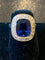 Bague 48 Bague ancienne en or 750 et platine, saphir Verneuil et diamants 58 Facettes LP226