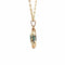 Pendentif Pendentif - Halo diamants et émeraude naturelle en or jaune 18k 58 Facettes 50432