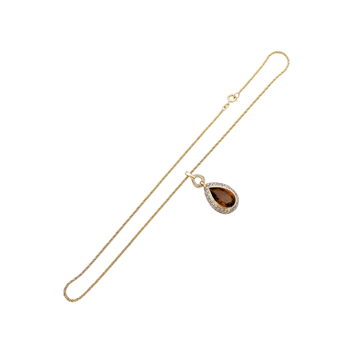 Collier Collier H.Stern, or jaune, citrine et diamants. 58 Facettes 35400