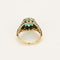 Bague 48 Bague jarretière en or jaune 18K avec émeraude 2,04 ct et diamants 58 Facettes BIA1305