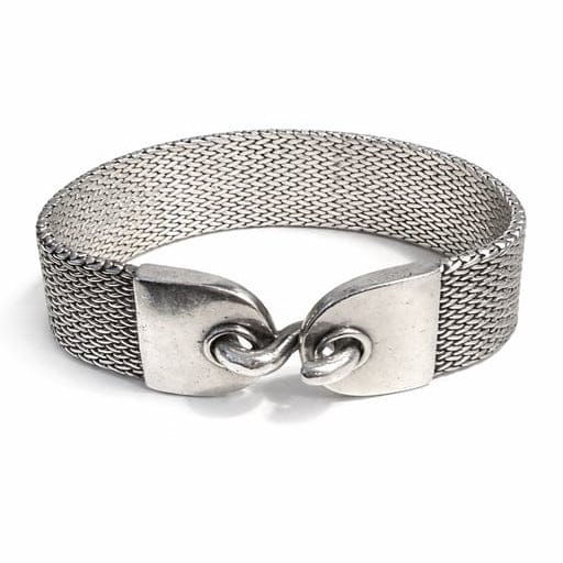 Bracelet Hermès - Bracelet souple en argent 800, Georges Lenfant 58 Facettes 58FC41