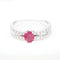 Bague 56 Bague rubis et diamants en or blanc 18K 58 Facettes 138317D