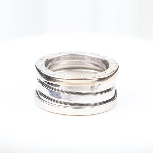 Bague 47 Bvlgari B.Zero1 - Bague en or blanc 18K 58 Facettes 138314B