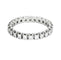 Bague 53 Alliance Américaine or blanc et diamants 1,5 cts 58 Facettes GU184
