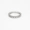 Bague 53 Alliance Américaine or blanc et diamants 1,5 cts 58 Facettes GU184