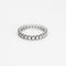 Bague 53 Alliance Américaine or blanc et diamants 1,5 cts 58 Facettes GU184