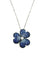 Collier Mouawad Flower of Eternity - Collier en or blanc 18K saphirs et diamants 58 Facettes MOUAWAD Collier