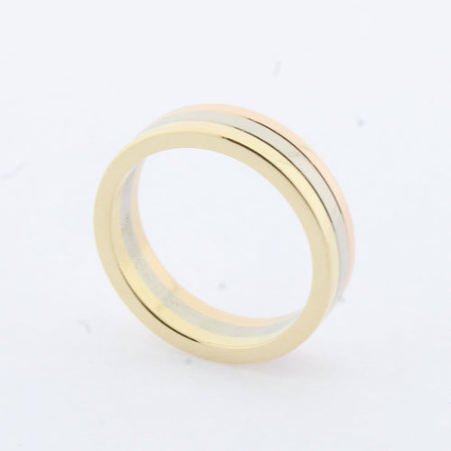 Bague 50 Cartier Trinity - Bague trois ors en or 18K 58 Facettes SN1