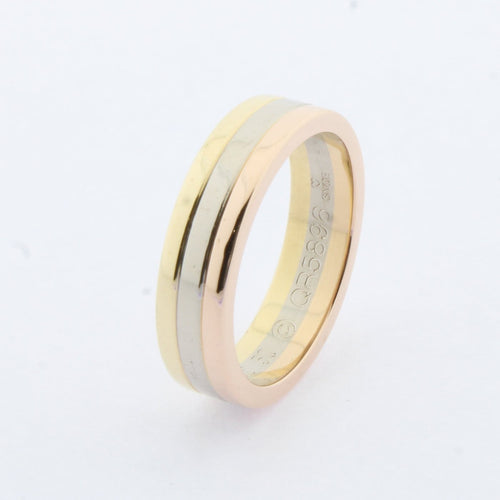 Bague 50 Cartier Trinity - Bague trois ors en or 18K 58 Facettes SN1