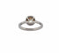 Bague 52 Solitaire - Bague diamant jaune fancy en or blanc 18 carats 58 Facettes SKU