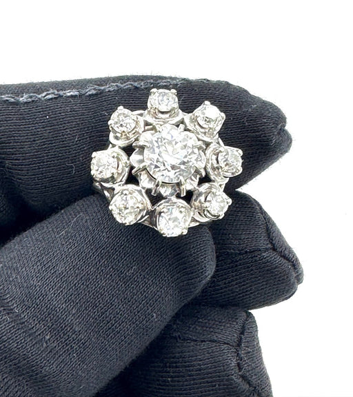 Bague 57 Bague boule en or 18 carats et diamants 3,75 ct 58 Facettes 250260