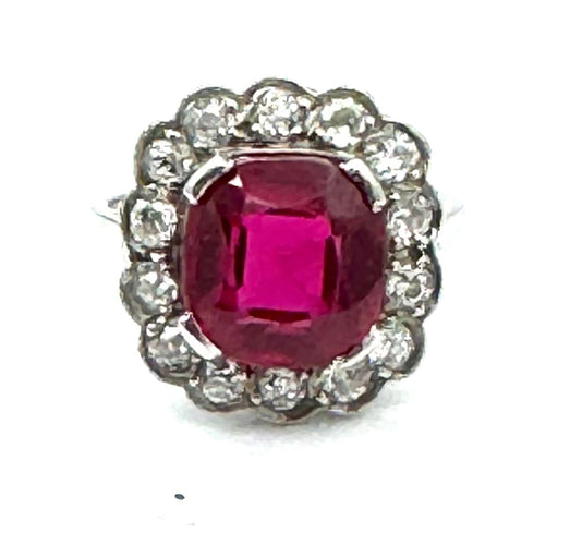 Bague Bague en or, rubis et diamants 1,12 ct 58 Facettes 240371