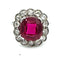 Bague Bague en or, rubis et diamants 1,12 ct 58 Facettes 240371
