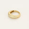 Bague 52 Cartier Étincelle - Bague jonc en or jaune et diamants 58 Facettes B250709