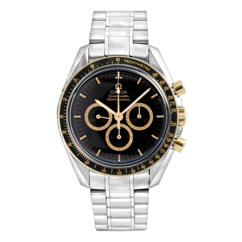 Omega Speedmaster Apollo 15 Uhr, Rotgold auf Stahl 