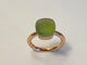 Bague 53 Nudo Classic - Bague en or rose et blanc, quartz et chrysoprase 58 Facettes AZ-FONT-PAA1100O6000SQLCP
