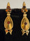 Boucles d'oreilles Catalan - Boucles d'oreilles en or 18 ct et grenats hessonite 58 Facettes 1
