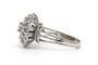 Bague 54 Bague années 50 en or blanc 18 carats et diamants taille brillant 58 Facettes 23501