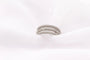 Bague 52 Mauboussin Le Premier Jour - Bague 3 anneaux perlés en or blanc et diamants 58 Facettes 250354
