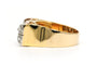 Bague 60 Bague Art déco en or jaune et blanc 18 carats sertie de diamants 58 Facettes 23502