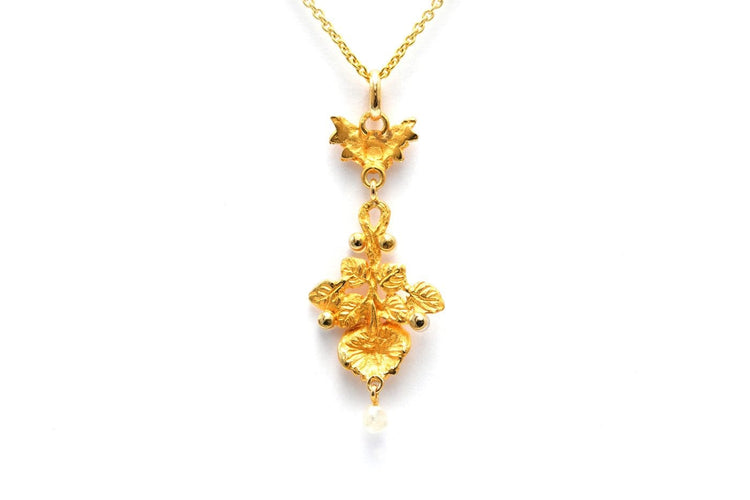 Pendentif Pendentif Napoléon III en or jaune 18 carats serti de perles 58 Facettes 23541