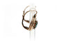 Boucles d'oreilles Napoléon III - Boucles d'oreilles en or jaune, perles et cristal 58 Facettes 23543