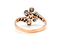 Bague 57 Bague Art nouveau en or jaune et blanc 18 carats, saphirs et diamants 58 Facettes 23521