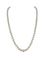 Collier Collier 77 perles de culture en chute, fermoir en or gris 18K et diamants 58 Facettes 887