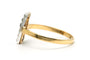 Bague 62 Bague Art déco sertie de diamants taille rose et saphirs en or jaune 18 carats 58 Facettes 23381