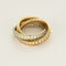 Bague 51 CARTIER - Superbe et Rare Bague « Trinity » trois ors 58 Facettes B250618