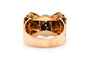 Bague 53 Bague Art déco sertie de diamants taille rose en or jaune 18 carats 58 Facettes 23520