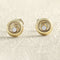 Boucles d'oreilles Chopard Happy Diamonds Icons - Puces d'oreilles en or jaune et diamants 58 Facettes 66300068