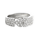 Bague 54 Piaget Cœur - Bague en or gris et diamants 58 Facettes OC-61E00520