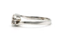 Bague 55 Bague années 70 en or blanc 18 carats sertie de diamants 58 Facettes 23337