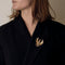 Pendentif Broche/pendentif motif égyptien en or jaune et émail 58 Facettes LF4