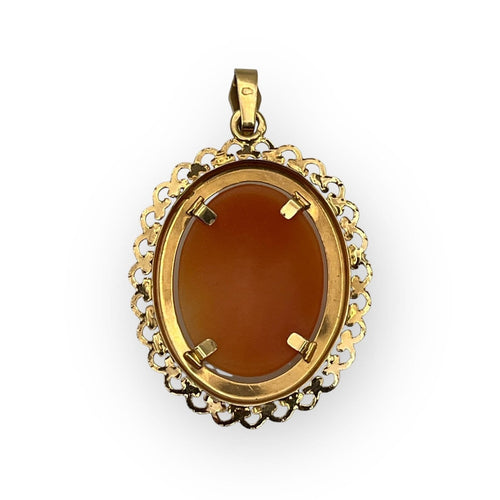 Pendentif Pendentif camée en or jaune 750 58 Facettes 149066404