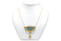 Collier Napoléon III - Collier en or jaune, perles et turquoises 58 Facettes 23352