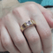 Bague 54 Bague en or 18k et améthyste 58 Facettes S124
