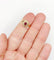 Bague 50 Bague marguerite ancienne en or rose 18k, pierre violette et perles 58 Facettes A06752