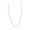 Collier Chaîne - Maille forçat en or jaune 750 avec chaînette de sécurité 58 Facettes 149066457